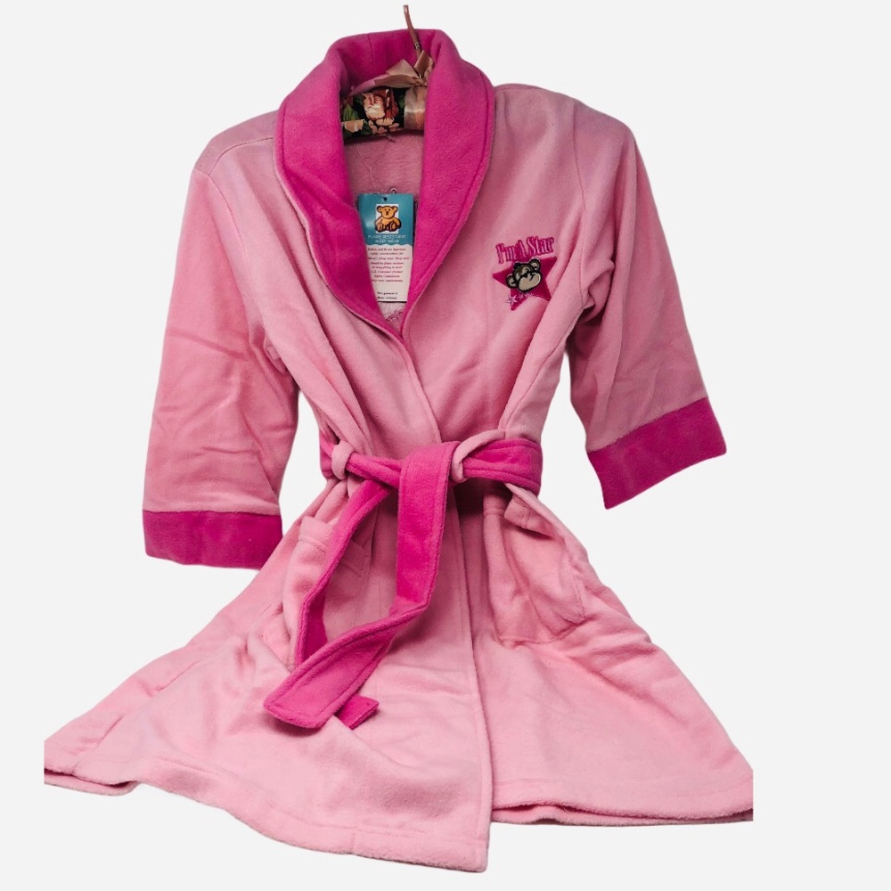 NEW GIRL THING Pink Robe, Slippers & Night Light - Picture 2 of 12
